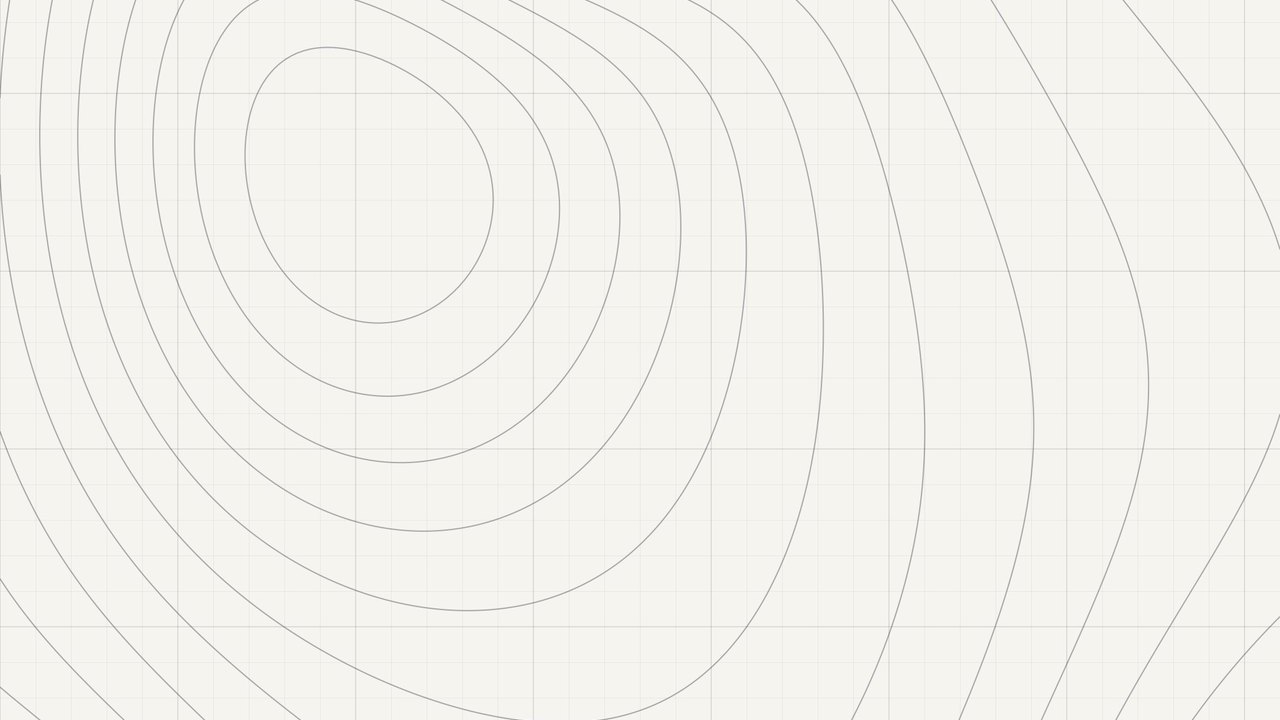 Abstract code-drawn line art on a grid